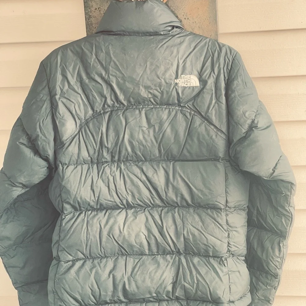 The North Face Nuptse 700 Down Jacket Blue Speckled